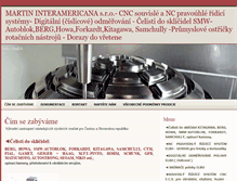 Tablet Screenshot of martininteramericana.cz